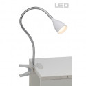 Stolní klipová LED lampa ANTHONY bílá 