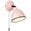 Nástěnná lampa s vypínačem TELIO růžová